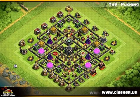 coc maps town hall 9|More.